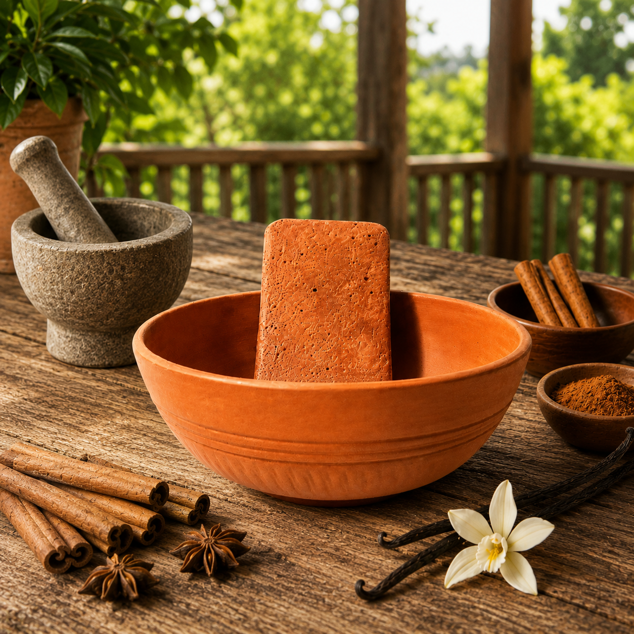 Claystone block aroma diffuser-Cinnamon-vanilla fragrance - Image 4