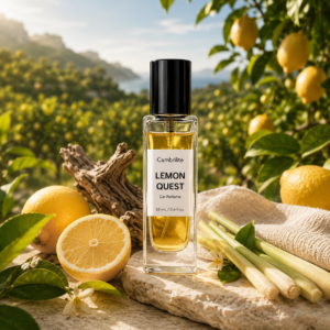 Cambrilite Car Perfume Diffuser-Premium Fragrance Spray (18 ml)-Hanging card-(Lemon Quest)