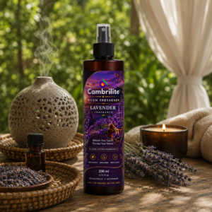 Cambrilite Room freshener water based luxurious, aerosol free, alcohol free fragrance for Home/Office/Living space (200 ml)-(Lavender)