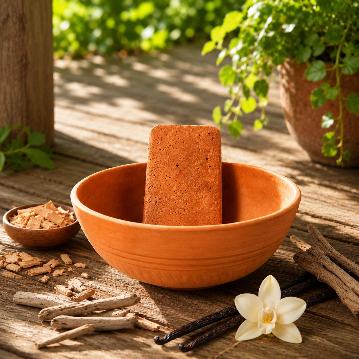 Claystone block aroma diffuser-Sandalwood-vanilla fragrance - Image 5