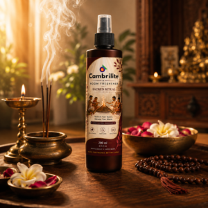Cambrilite Room freshener water based luxurious, aerosol free, alcohol free fragrance for Home/Office/Living space (200 ml)-(Sacred Ritual)